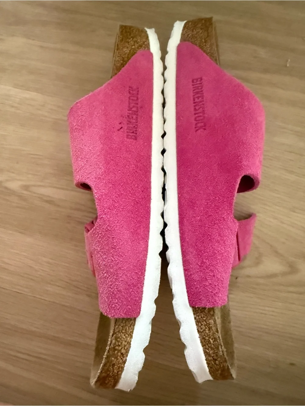 Birkenstock Arizona Soft Footbed Pink Sz 38 Narrow